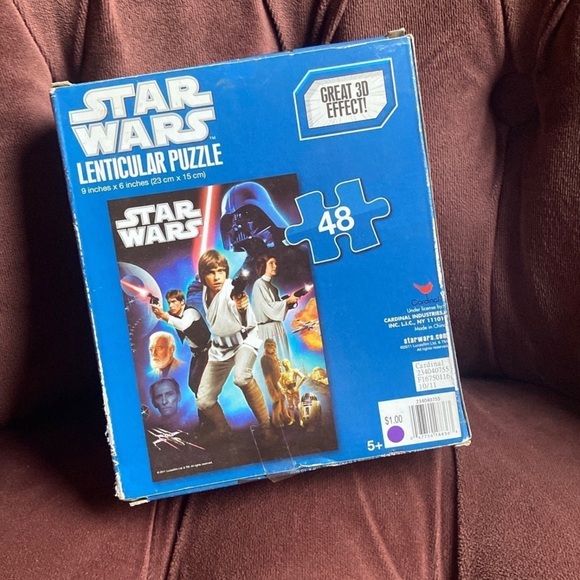 Vintage Star Wars toy car and 3D puzzle - Picture 3 of 5